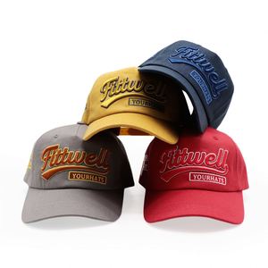 Casquettes de papa personnalisées de haute qualité, brodées en 3D, style streetwear, design sportif à 5 panneaux, vente en gros OEM - Product Image 4
