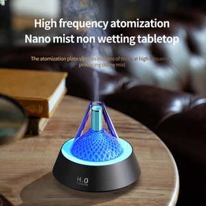Smart Mini <b>Flame</b> Air <b>Humidifier</b> Waterless Portable Household Light Aromatherapy Essential Oil Diffuser Timing - Product Image 5