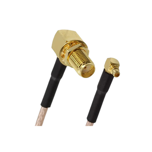 High Quality Bulk RG178 Cable with SMA Female MMCX Male R/A Connector Low-Loss St. Bulkhead Telecommunications Antenna Extension - Product Image 4