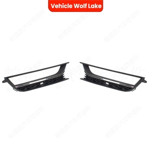 Encadrements de feux antibrouillard Volkswagen Passat 2012-2015, grille inférieure du pare-chocs avant, maille ABS à clipser - Product Image 4