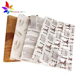 Custom Printed Clothing Wrapping Paper 17g Tissue Paper Greaseproof 28g Wax Wrapping Paper