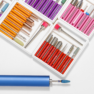 Chuyên Nghiệp Móng Tay Khoan Bit Bộ Kim Loại Rắn Với Hai Mặt Gốm & Thép Không Gỉ Bàn Chải Xách Tay & Chuyên Nghiệp - Product Image 4