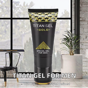 Titan Gel 50ml, Crema Retardante para Agrandamiento del Pene, Crema de Masaje Íntimo Resistente al Agua, Cokelife Gold India para Hombres - Product Image 2