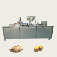 Nouvelle ligne de production de mini-cupcakes entièrement automatique de l'usine de Shanghai, machine de remplissage en acier inoxydable 304 de haute qualité, certifiée CE ISO