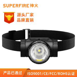 ไฟหน้าแบบ LED ความเข้มสูง แบตเตอรี่แบบชาร์จได้ 600 มิลลิแอมป์ สำหรับการเดินป่า ตั้งแคมป์ ขี่กลางคืน สำรวจถ้ำ ลาดตระเวน - Product Image 2