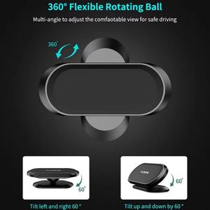 Support de téléphone portable pour voiture, crochet transfrontalier, rotation à 360 degrés, support magnétique, support de téléphone portable, support GPS - Product Image 5