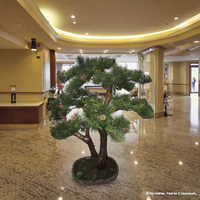 Vente en gros 60cm de hauteur mini pin vert d'intérieur 60cm Bonsaï plante artificielle à vendre
