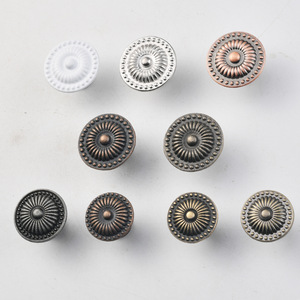 Furniture Handle And <b>Knob</b> Zinc Alloy Round Antique Bronze <b>Drawer</b> Cabinet Decorations Minimalist Style Durable - Product Image 5