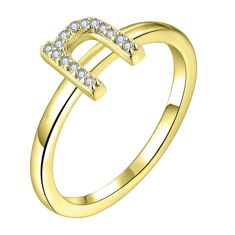 Plata de ley inicial encanto letra J 925 Plata de Ley 18K chapado