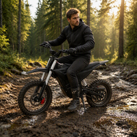 Moto tout-terrain électrique pour adultes M7, 60V 72V, moteur à entraînement direct, puissance de pointe 6000W, 80 km/h, 3 vitesses, frein hydraulique, batterie au lithium
