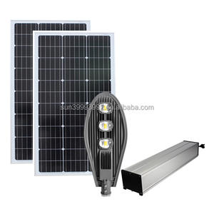 Personalizado 12V LiFePO4 batería de litio 150W Luz de calle Solar COB LED 6000K sistema de energía al aire libre IP65 lámpara de aluminio cuerpo carretera - Product Image 6