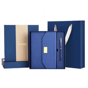 2026 Fashion Notebook Box Gift Set With Pen High-end Business Office <b>Notepad</b> Enterprise Annual Meeting <b>A5</b> Business Notebook Gift - Product Image 4