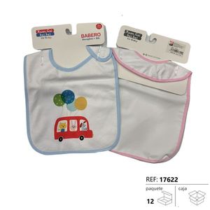 Babero Bebe Con Estampado De Auto Y Globos 0-2 Aos Para Bebe - Product Image 3