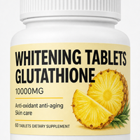 Comprimés de L-Glutathion OEM 10000mg Saveur Ananas Soin de la Peau Antioxydant pour Adultes