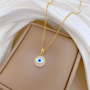 Collar con Colgante de Perlas de Agua Dulce en Oferta, Cadena de Cuentas Chapadas en Oro de 18K con Circonita, Diseño de Dibujos Animados, Unisex, Regalo - Product Image 1