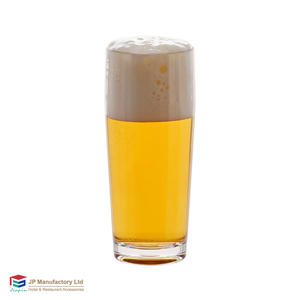 300ml 500mlストレートサイドビールグラス工業用ハンドルフリーパイントマグ耐久性のある厚いベースシリンダーバーウェアホテルキャンプ - Product Image 5