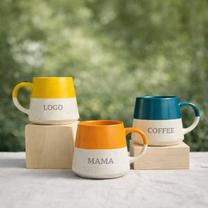 Vente en gros de tasse à café en céramique de porcelaine de 400ml cadeau de jour de papa de la mère personnalisée pour le thé tasse de tasses de café et d'eau - Product Image 2