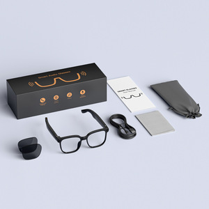 Smart Glasses M02S <b>Bluetooth</b> Calling With <b>Microphone</b> And App Interaction For Business Use - Product Image 1
