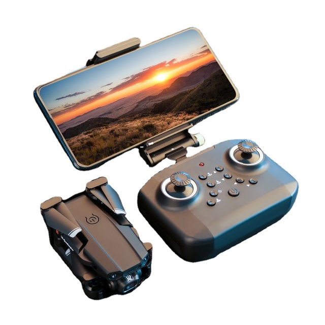 POSK XT6 RC Drone with 4K Dual Camera Foldable Design Beginner-Friendly Plastic Toy for Kids