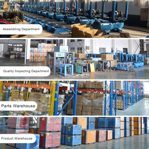 เครื่องอัดอากาศแบบสกรูอุตสาหกรรม PM VFD ขนาด 45 กิโลวัตต์ รุ่น 60A 7.7 เมตร/นาที 380 โวลต์ AC ระบายความร้อนด้วยอากาศ แบบหล่อลื่น  เงียบ 72 เดซิเบล พร้อมถังเก็บลม - Product Image 5