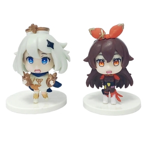 6 pièces/ensemble 8CM <span class=keywords><strong>Genshin</strong></span> <span class=keywords><strong>Impact</strong></span> PVC Anime Figure <span class=keywords><strong>Paimon</strong></span> Collection figurine jouets - Product Image 6