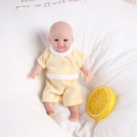 6,49 Zoll Mini Reborn Babypuppen süßes Mädchen ganzer Körper aus Silikon bestes Geschenk für Kinder