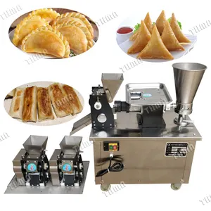 Automatische Mais-Empanada-Herstellungsmaschine Fleischkuchen-Samosamaker Teigtaschenherstellungsmaschine