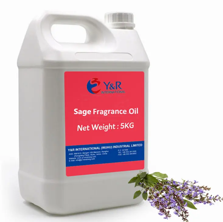 ผู้ผลิตกลุ่ม Sage และเกลือทะเลน้ำมันหอมระเหยสำหรับแบรนด์น้ำหอม