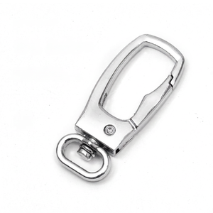 Porte-clés de voiture en alliage de zinc chromé, porte-clés en métal pour usage domestique, cadeau - Product Image 1