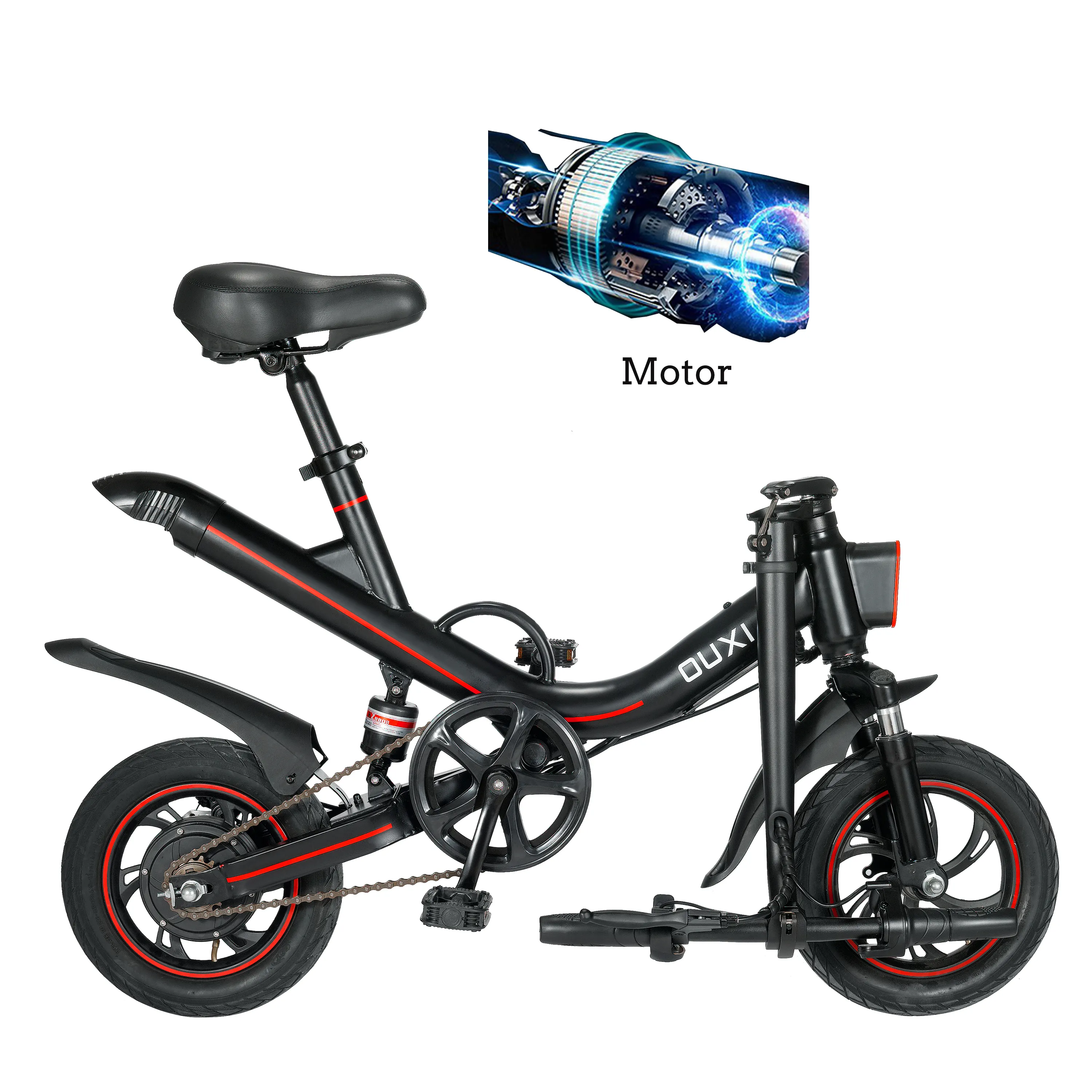 X-bike — vélo électrique pliable, 12/14/16 pouces, 350w, 36v, charge 120kg