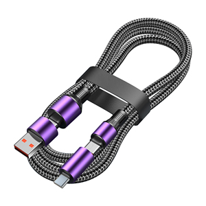 Câbles d'ordinateur tressés personnalisés de 1.2m USB à Light Ning PD 100W données de charge rapide personnalisation de petite commande - Product Image 1