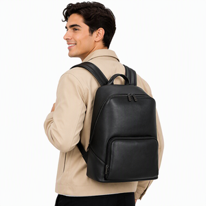 Nuovo Arrivo 2025: <span class=keywords><strong>Zaino</strong></span> in Vera <span class=keywords><strong>Pelle</strong></span> di Vacchetta per Computer, Stile Moda, <span class=keywords><strong>Zaino</strong></span> per <span class=keywords><strong>Laptop</strong></span> in <span class=keywords><strong>Pelle</strong></span> Bovina a Grana Piena per Uomo - Product Image 4