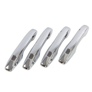 WZXD 2018 Juego de Cubiertas Decorativas Plateadas para Manijas de Puertas Laterales de Coche, Accesorios para XC60 - Product Image 1