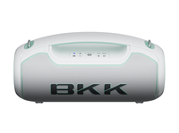 Haut-parleur Bluetooth portable Bkk Outdoor de 4 pouces, 60W, basses profondes, étanche IP65