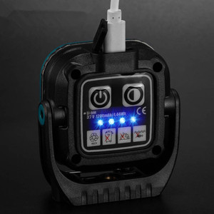 Camping Light Led Rechargeable Lithium Battery Us Plug Desktop Outdoor Work Light With Magnetic Base - Product Image 1