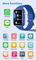 Montre connectée Android D41, appel vidéo bidirectionnel, étanche, SOS, WhatsApp, carte SIM 4G, montre connectée pour enfants avec GPS