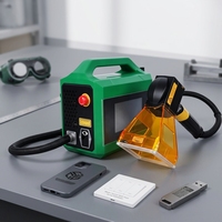 Nouvelle machine de gravure laser à fibre portable Huike pour bijoux en or et en argent, compatible PLT