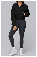 Veste ample d'hiver YanRuo grande taille avec fermeture éclair coupe-vent et chaude pour la randonnée et la course à pied en plein air pour femmes