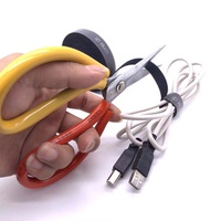 Attaches de câble auto-adhésives écologiques résistantes à la chaleur Bande de boucle à crochet dos à dos Solution durable