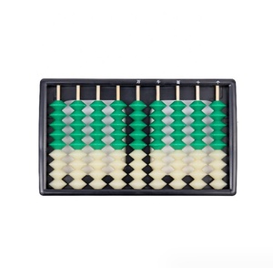 Tout nouveau jouet éducatif mathématique de calculatrice Soroban en plastique chinois <span class=keywords><strong>Abacus</strong></span> pour enfant 9 colonnes 9 perles - Product Image 6