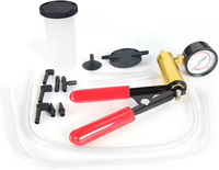 Ensemble de testeur de pompe à vide et à pression multifonctionnel Kit complet de purgeur de frein pour test de voiture