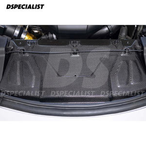 Cubierta de <span class=keywords><strong>radiador</strong></span> de placa de Panel de refrigeración de fibra de carbono para Toyota Supra MK5 A90 A91 GR - Product Image 5