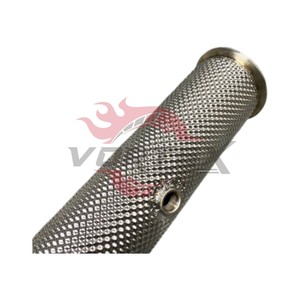 304น้ำวนท่อไอเสียสแตนเลสไหลสูงสำหรับ Porsche 718 Boxster Cayman 2.0T 2.5T 2016-2025ไม่มีไฟเครื่องยนต์เช็ค - Product Image 3