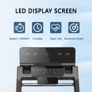 ลู่วิ่งไฟฟ้าเชิงพาณิชย์คุณภาพสูง พับเก็บได้ พร้อมหน้าจอ LCD สำหรับออกกำลังกาย - Product Image 5