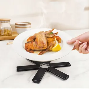 Suministros <span class=keywords><strong>de</strong></span> cocina, herramientas, alfombrilla plegable <span class=keywords><strong>de</strong></span> plástico para ollas y sartenes, posavasos, aislamiento <span class=keywords><strong>de</strong></span> alta temperatura para ollas y sartenes - Product Image 4