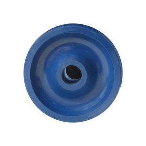 O rodízio durável da polegada <span class=keywords><strong>6x2</strong></span> do plutônio da venda quente roda o apoio personalizado OEM/ODM contínuo industrial do poliuretano 60 Shore D - Product Image 2