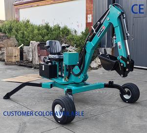 Petit verger économique 360 °   Excavatrice sur roues, excavatrice <span class=keywords><strong>araignée</strong></span> remorquable, <span class=keywords><strong>mini</strong></span>-excavatrice à vendre - Product Image 4