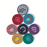 Jetons de poker en céramique personnalisés 10g, jetons de casino professionnels à texture profonde, prix d'usine en gros