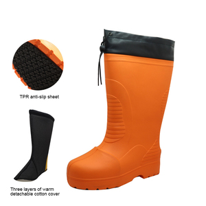 Poids léger garder au chaud EVA chaussures <span class=keywords><strong>de</strong></span> pluie anti-dérapant imperméable stockage à froid Ski pêche bateau Eva genou haute mousse pluie bottes <span class=keywords><strong>de</strong></span> sécurité - Product Image 4