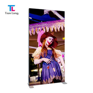 collapsible seg lightbox display tianlang <b>aluminium</b> folding twist <b>tower</b> exhibition case portable trade show showcase - Product Image 5